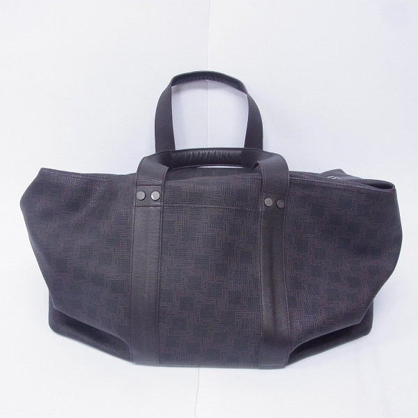 実際に弊社で買取させて頂いたdunhill/ダンヒル D-EIGHT ディーエイト レザー PVC ボストンバッグ ブラウン