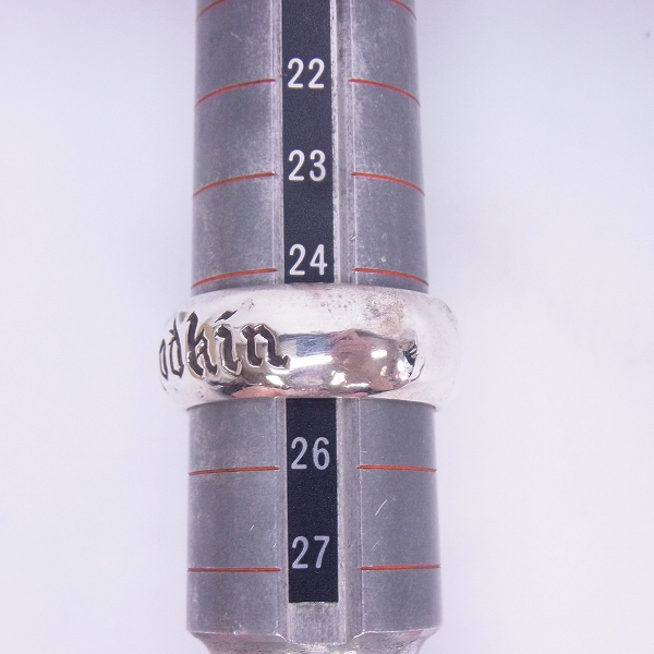 実際に弊社で買取させて頂いたLoree Rodkin/ローリーロドキン ロゴバンド リング 25号の画像 4枚目