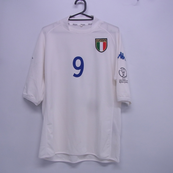 実際に弊社で買取させて頂いたkappa/カッパ ＃9 フィリッポ インザーギ  01/02 イタリア代表ユニフォーム/0