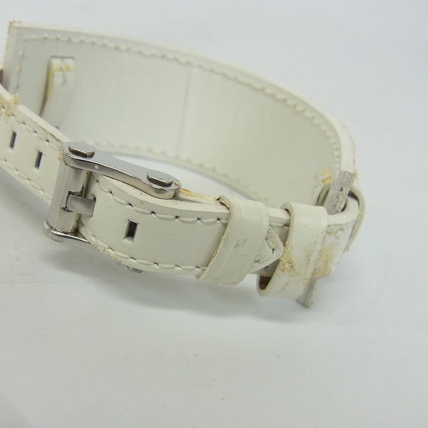 実際に弊社で買取させて頂いたChristian Dior/クリスチャンデイオール 腕時計/レザーベルト D104-100【動作未確認】の画像 2枚目