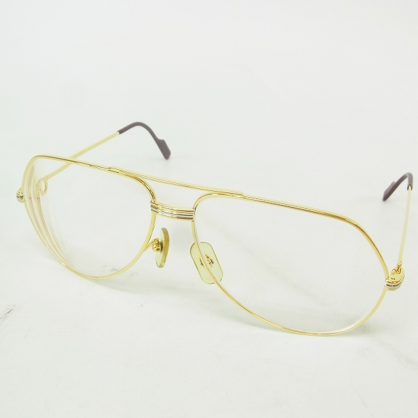 実際に弊社で買取させて頂いたCartier/カルティエ 眼鏡メガネフレーム/ティアドロップ型