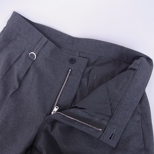 実際に弊社で買取させて頂いたuniform experiment/ユニフォームエクスペリメント タック スラックパンツ UE-170001/グレー 2の画像 2枚目