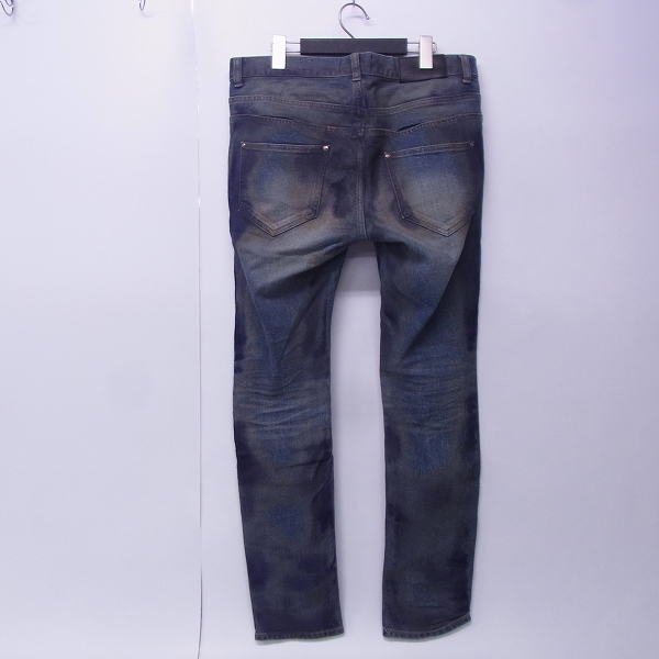 実際に弊社で買取させて頂いたDIET BUTCHER SLIM SKIN/ダイエットブッチャー スリムスキン 起毛加工 コーティング デニムパンツ/2の画像 1枚目