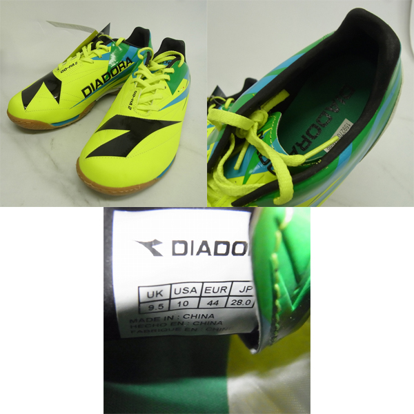 実際に弊社で買取させて頂いたDIADORA/ディアドラ DD-NA 2 R ID フットサルシューズ 28.0/2足セットの画像 3枚目