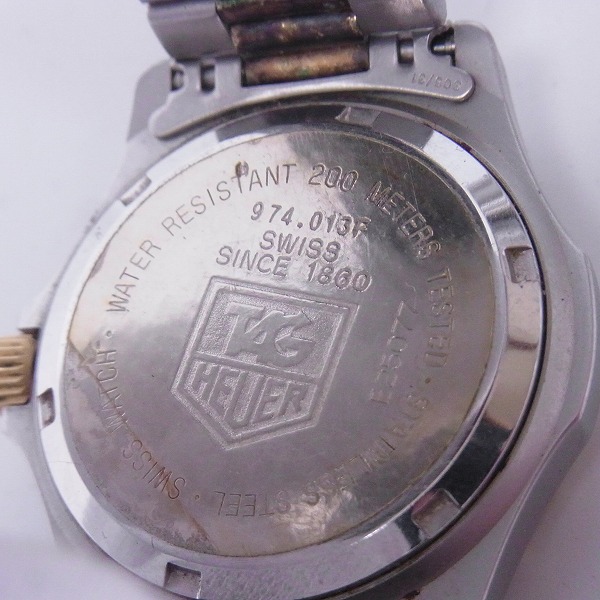 実際に弊社で買取させて頂いたTAG Heuer/タグホイヤー Professional/プロフェッショナル 200METERS クォーツ/ウォッチ【動作未確認】の画像 3枚目
