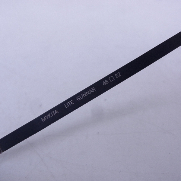 実際に弊社で買取させて頂いたMYKITA/マイキータ LITE GUNNAR 眼鏡/メガネフレーム SIZE.135/COL.084の画像 3枚目