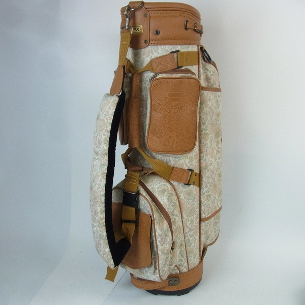 実際に弊社で買取させて頂いた★FILA/フィラ レディースゴルフ 3分割キャディバッグ 花柄