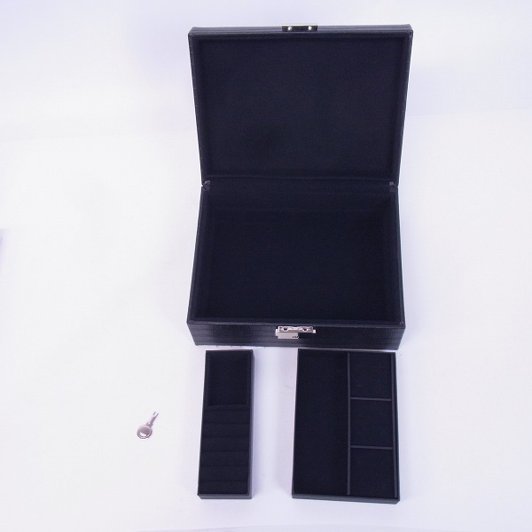 実際に弊社で買取させて頂いたDEAL DESIGN/ディールデザイン クロコ型押し ジュエリーボックス/アクセサリーケース の画像 3枚目