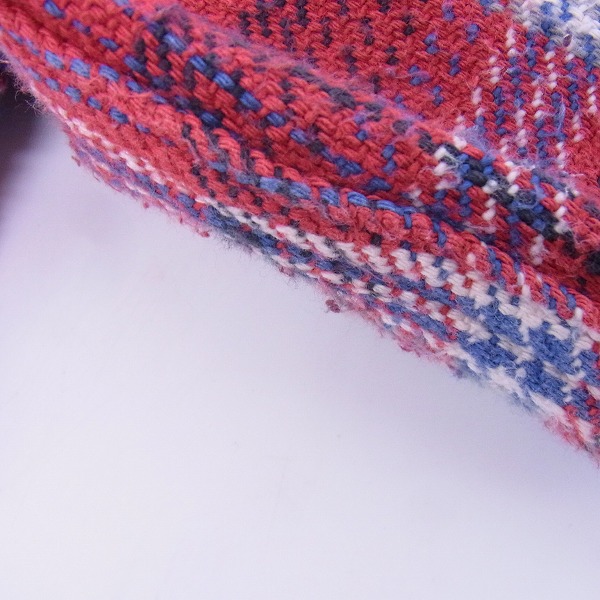 実際に弊社で買取させて頂いたDubbleworks/ダブルワークス ウェアハウス チェック柄ヘビーネルシャツ/コットンシャツ 38の画像 3枚目