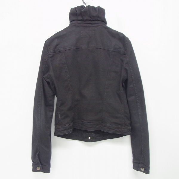 実際に弊社で買取させて頂いたARMANI JEANS/アルマーニ 変形カラー デニムジャケット 42の画像 1枚目