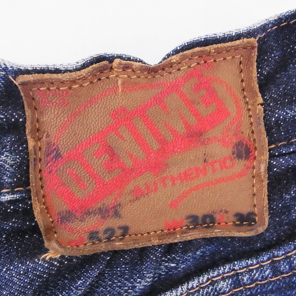 実際に弊社で買取させて頂いたDENIME/ドゥニーム ウォッシュド加工 デニムパンツ Lot.527 W30の画像 3枚目