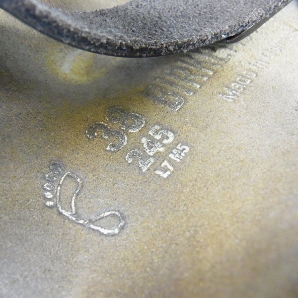 実際に弊社で買取させて頂いたBIRKENSTOCK/ビルケンシュトック レディース レザーサンダル/24.5の画像 5枚目