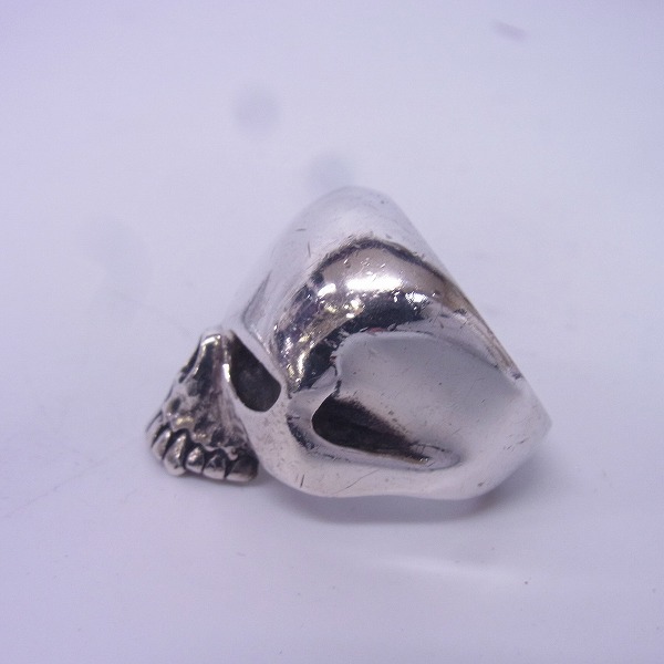 実際に弊社で買取させて頂いた【ギャラ付】CRAZY PIG/クレイジーピッグ ラージエビルスカル リング #27/20号の画像 2枚目