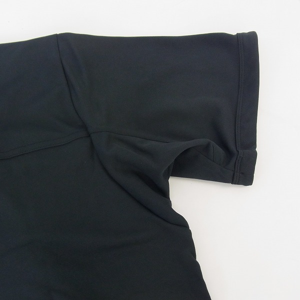 実際に弊社で買取させて頂いた【未使用】MIZUNO/ミズノ ゴルフウェア 半袖 プルオーバーシャツ 黒/紺 L 2点セットの画像 2枚目