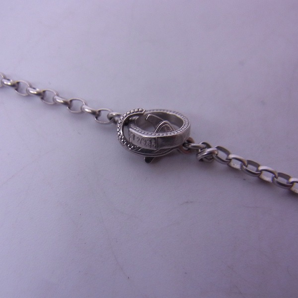 実際に弊社で買取させて頂いたLoreeRodkin/ローリーロドキン K18WG ダイヤ入ネイティブクロスペンダント/wダイヤミックスチェーン の画像 5枚目