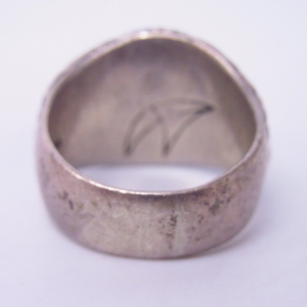 実際に弊社で買取させて頂いたCRAZY PIG DESIGNS/クレイジーピッグ  スモールクリスタルスカルリング/18号の画像 3枚目