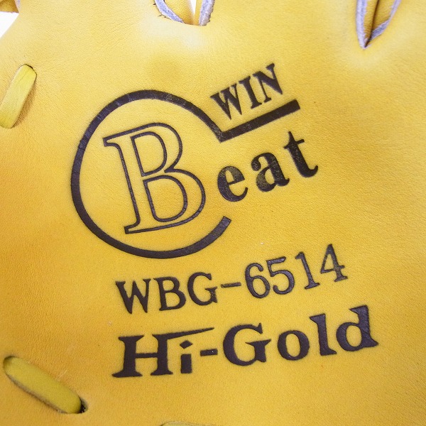 実際に弊社で買取させて頂いたHi-GOLD/ハイゴールド グローブ 少年 ウインビート 軟式/内野手用 WBG-6514の画像 4枚目