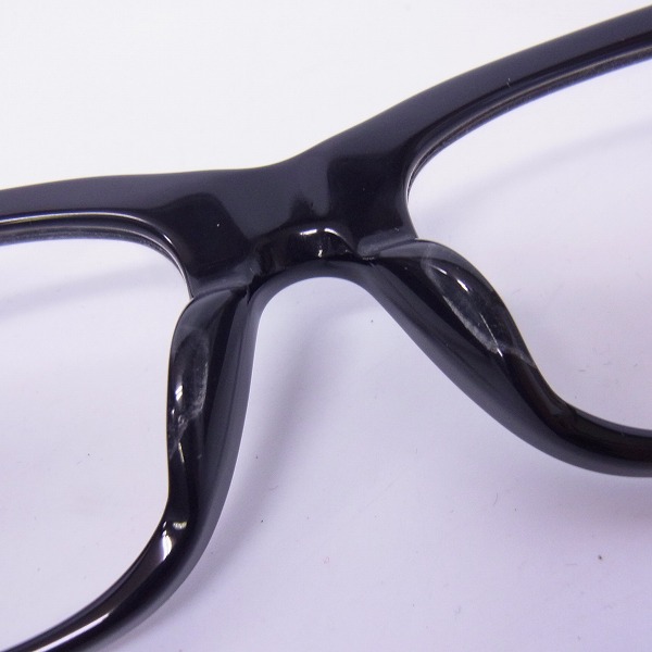 実際に弊社で買取させて頂いたOliver Goldsmith/オリバーゴールドスミス フルリム 黒縁 VICE CONSUL-s メガネフレームの画像 2枚目