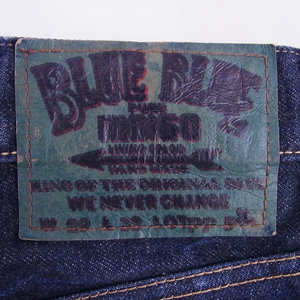 実際に弊社で買取させて頂いたBLUE BLUE/ブルーブルー デニムパンツ/ストレートジーンズ/1(29)の画像 3枚目
