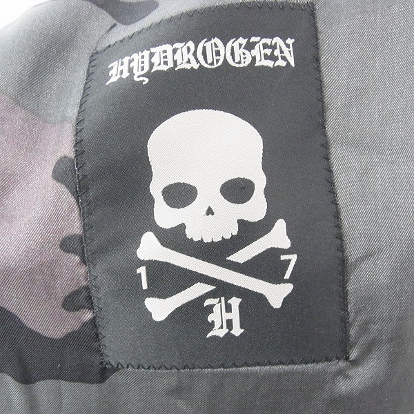 実際に弊社で買取させて頂いたHYDROGEN/ハイドロゲン × Luigi Bianchi Mantova テーラードジャケット 50の画像 4枚目