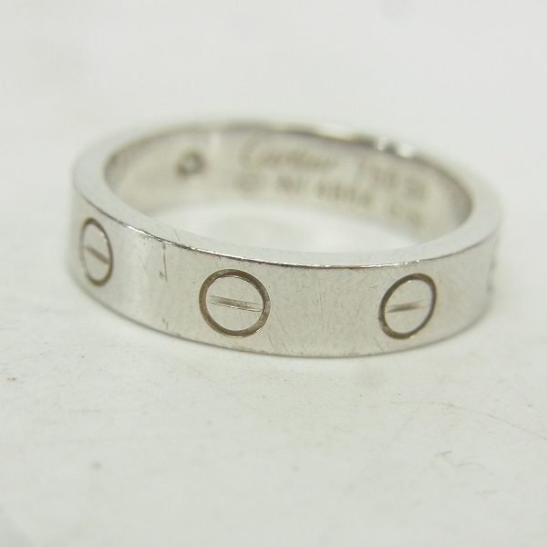実際に弊社で買取させて頂いたCartier/カルティエ 1Pダイヤ ホワイトゴールド ミニラブリング 10号