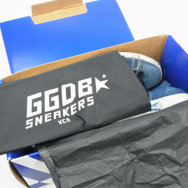 実際に弊社で買取させて頂いたGOLDEN GOOSE/ゴールデングース FRANCY/フランシー サイドジップハイカットスニーカー G25U591 A5/44の画像 8枚目