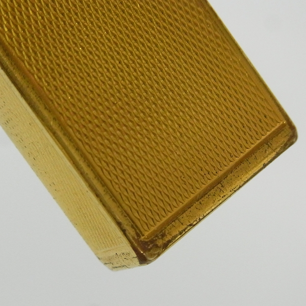 実際に弊社で買取させて頂いたDunhill/ダンヒル ローラー ガスライター バーレイカット/ゴールドの画像 5枚目