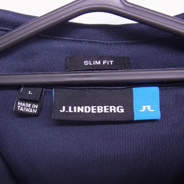 実際に弊社で買取させて頂いたJ.LINDEBERG/Jリンドバーグ ゴルフウェア 半袖ポロ 071-25544 2017年春夏モデル Lサイズ 3点セットの画像 2枚目