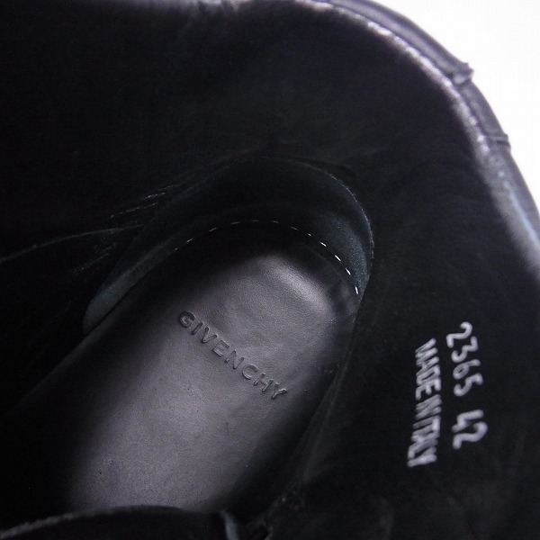 実際に弊社で買取させて頂いたGIVENCHY/ジバンシイ  スタースタッズ ハイカット スニーカー 42の画像 4枚目