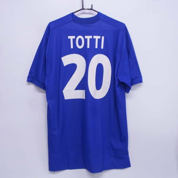 実際に弊社で買取させて頂いたkappa/カッパ ＃20 トッティ イタリア代表 半袖ユニフォーム/XLの画像 1枚目