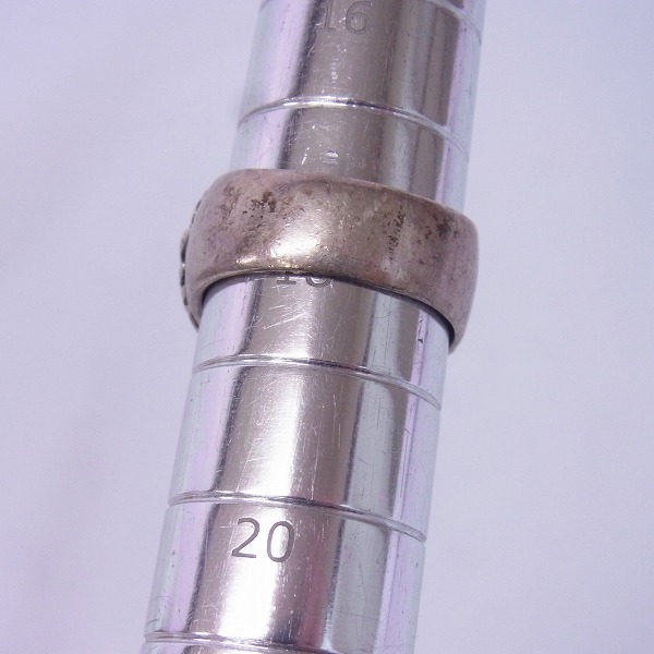 実際に弊社で買取させて頂いたCRAZY PIG DESIGNS/クレイジーピッグ  スモールクリスタルスカルリング/18号の画像 7枚目