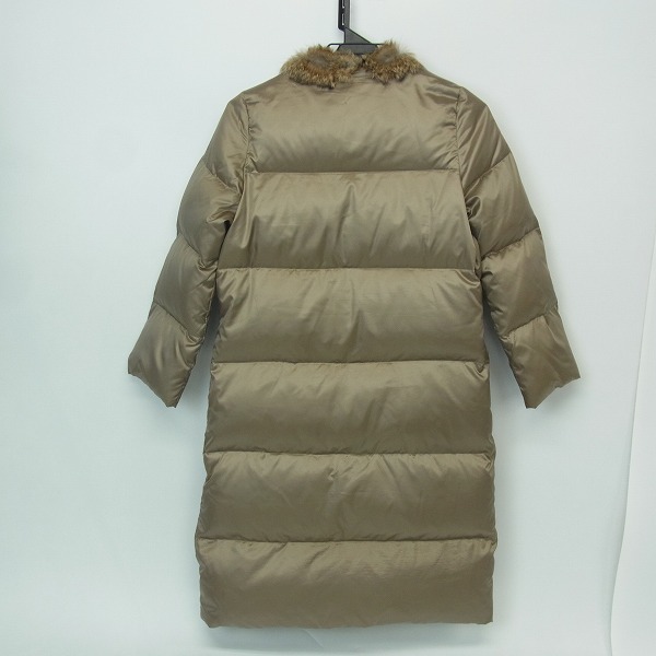 実際に弊社で買取させて頂いたAMERICAN RAG CIE/アメリカンラグ シー ラビットファー付き ダウン ロングコート Fの画像 1枚目