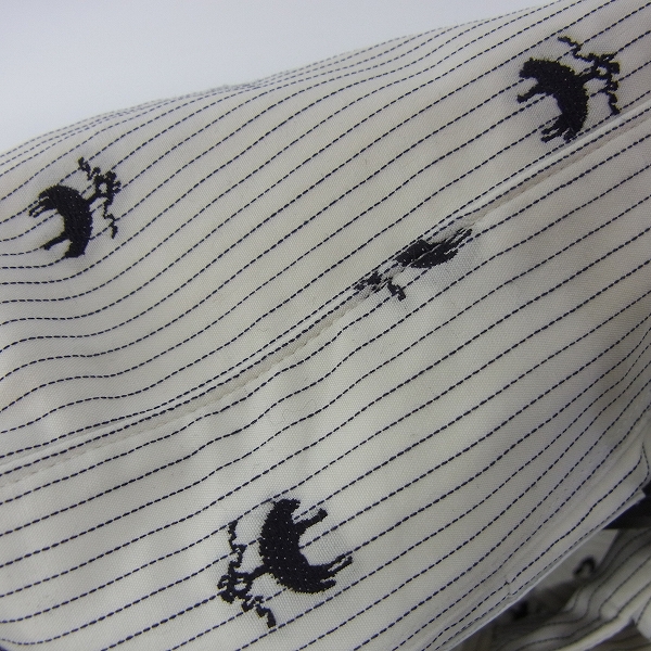 実際に弊社で買取させて頂いたBlack Fleece By Brooks Brothers ストライプ×ロゴ刺繍 ボタンダウンシャツ BB0の画像 4枚目