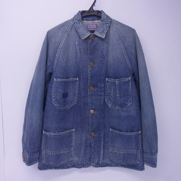 実際に弊社で買取させて頂いたBLUE BLUE/ブルーブルー コットン デニム ジャケット 日本製/3