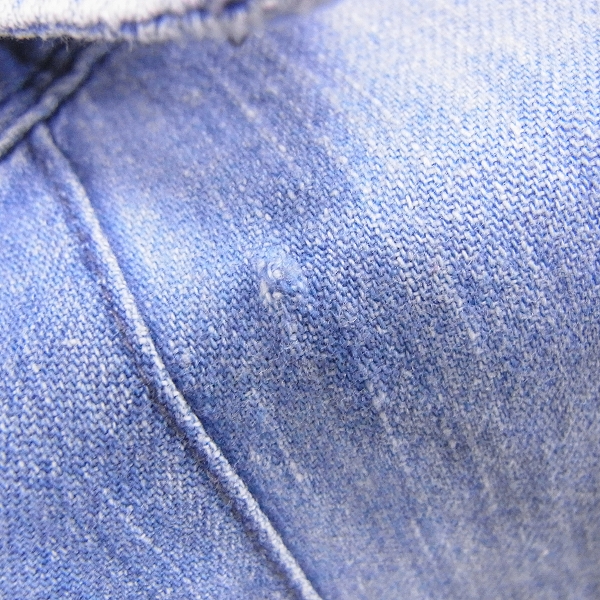 実際に弊社で買取させて頂いたBLUE BLUE/ブルーブルー Paul Smith Jeans/ポールスミス BIG MAC インディゴシャツ 1/M/L 3点セットの画像 4枚目