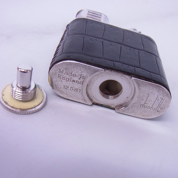 実際に弊社で買取させて頂いたdunhill/ダンヒル クロコ ユニークライター 12581の画像 2枚目