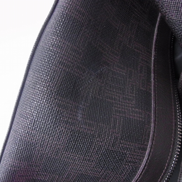 実際に弊社で買取させて頂いたdunhill/ダンヒル D-EIGHT ディーエイト レザー PVC ボストンバッグ ブラウンの画像 5枚目