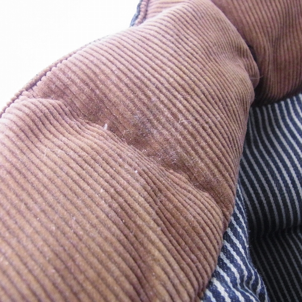 実際に弊社で買取させて頂いたSUGAR CANE/シュガーケーン デニムダウンジャケット/フード付き/XLの画像 4枚目