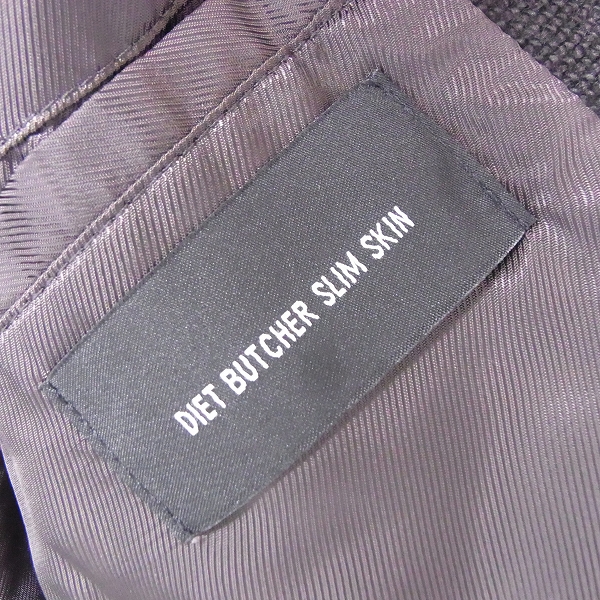実際に弊社で買取させて頂いたDIET BUTCHER SLIM SKIN/ダイエットブッチャー スリムスキン 襟リブ ドンキーコート/2の画像 2枚目