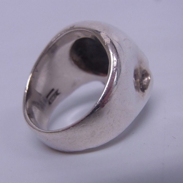 実際に弊社で買取させて頂いたCRAZY PIG/クレイジーピッグ スモールエビルスカルリング 13号 の画像 2枚目