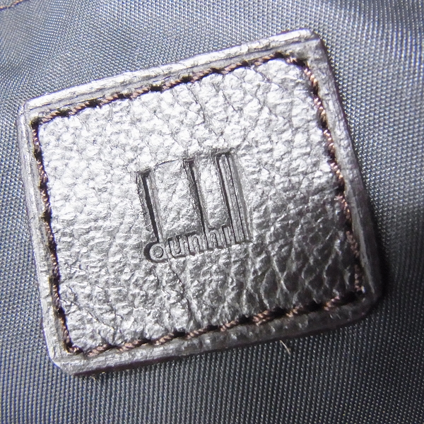 実際に弊社で買取させて頂いたdunhill/ダンヒル D-EIGHT ディーエイト レザー PVC ボストンバッグ ブラウンの画像 4枚目
