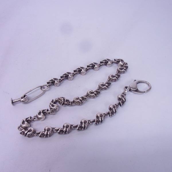 実際に弊社で買取させて頂いた【カスタム】CRAZY PIG/クレージーピッグ グリンスカルウォレットチェーンの画像 6枚目