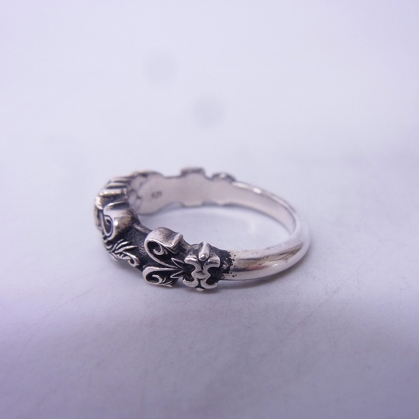 実際に弊社で買取させて頂いたLEATHERS AND TREASURES/レザーズアンドトレジャーズ ナロー スクロールハートリング/10号の画像 2枚目