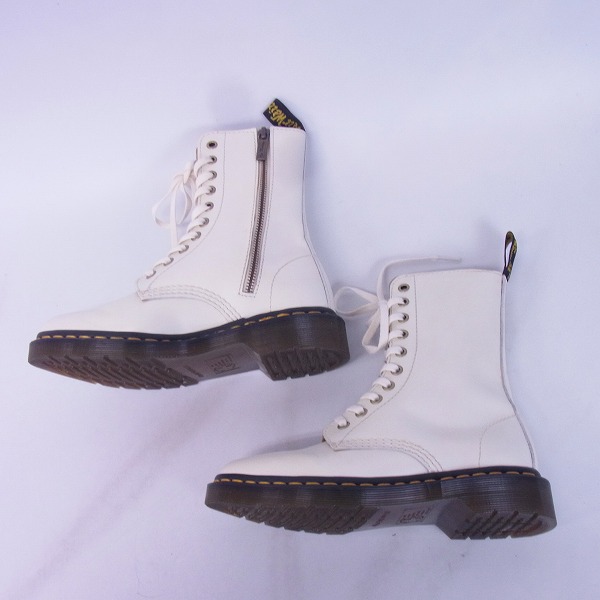 実際に弊社で買取させて頂いたDr.Martens/ドクターマーチン ALIX/アリックス 10ホールサイドジップブーツ AW006/UK3 の画像 3枚目