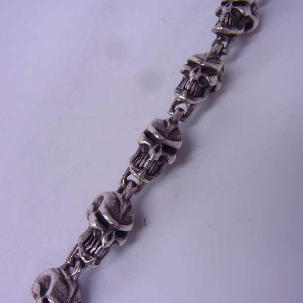 実際に弊社で買取させて頂いた【カスタム】CRAZY PIG/クレージーピッグ グリンスカルウォレットチェーンの画像 3枚目