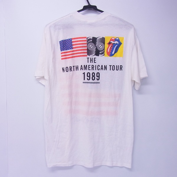 実際に弊社で買取させて頂いたTHE ROLLING STONES/ローリング・ストーンズ THE NORTH AMERICAN TOUR 1989 バンドTシャツ/XLの画像 1枚目