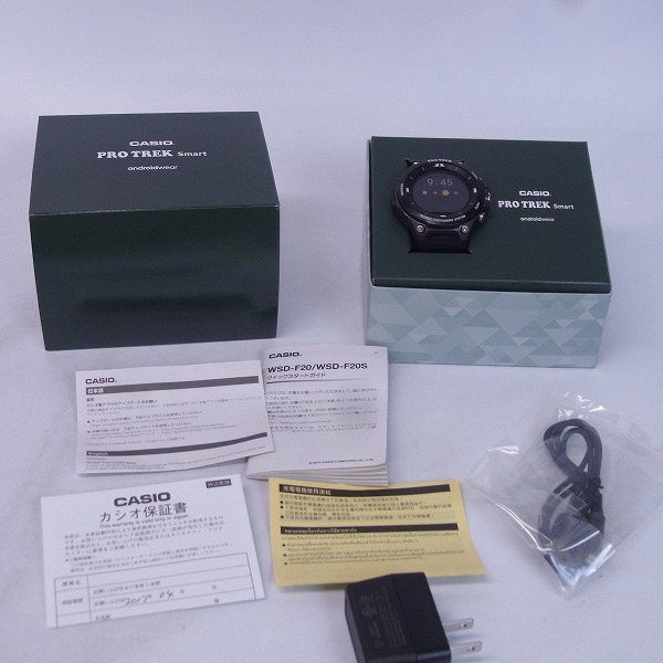 実際に弊社で買取させて頂いたcasio/カシオ PRO TREK/プロトレック Smart Watch スマートウォッチ WSD-F20-BKの画像 8枚目