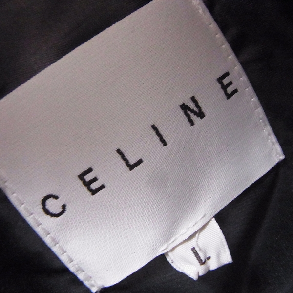 実際に弊社で買取させて頂いたCELINE/セリーヌ ショールカラー ビッグシルエット 中綿ジャケット/Lの画像 2枚目