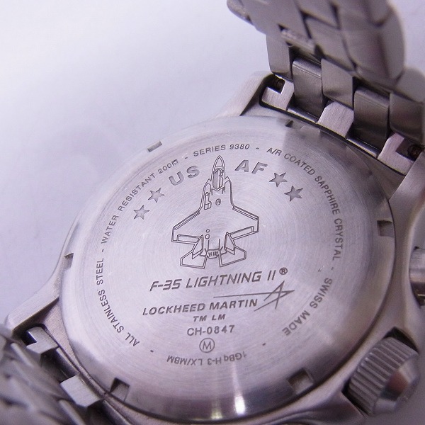 実際に弊社で買取させて頂いたLUMINOX/ルミノックス ロッキードマーティン F-35ライトニング2/9382の画像 3枚目