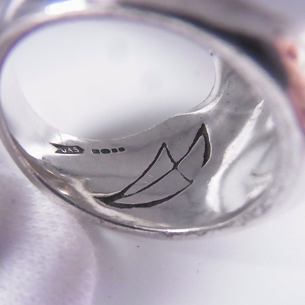 実際に弊社で買取させて頂いた【ギャラ付】CRAZY PIG/クレイジーピッグ ラージエビルスカル リング #27/20号の画像 5枚目